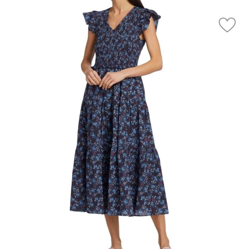 Smocked Sea New York Blue Dress